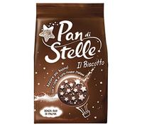 Barilla Pan Di Stelle Chocolate Biscuits with Milk, Hazelnuts and Cocoa, Pack of 12 x 350g
