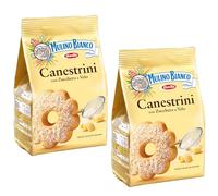 Mulino Bianco Biscotti Cookies (Canestrini 200g, 2 Pack)