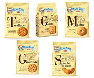 Mulino Bianco: Biscuit Assortment * Total 1800g * Pack of 5