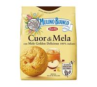 MULINO BIANCO - Biscuits Cuor di Mela - Italian Sandy Biscuits with Apples Filled - 250 g Bag