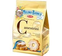Mulino Bianco Canestrini Sandy Biscuits with Ice Sugar 200 g - Pack of 10