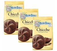 MULINO BIANCO Chicche - Crispy chocolate cookies with cocoa cream 200g (Chicche, x3)