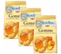 MULINO BIANCO Gemme - Shortbread biscuits with apricot filling 200g (Gemme, x3)