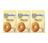 MULINO BIANCO Macine - Italian shortcrust pastry cookies with cream flavour 350g x 3 packets