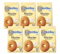 MULINO BIANCO Macine - Italian shortcrust pastry cookies with cream flavour 350g x 6 packets