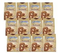 MULINO BIANCO Molinetti - Italian wholemeal biscuits, shortbread cookies 800g x 12 Packet