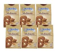 MULINO BIANCO Molinetti - Italian wholemeal biscuits, shortbread cookies 800g x 6 Packet