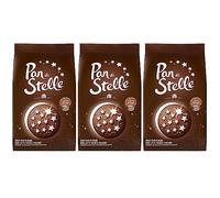 MULINO BIANCO Pan di stella - Italian chocolate biscuits with glazed stars 350g x 3 packets (Pan di stella, x3)