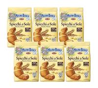 MULINO BIANCO Spicchi di Sole - Croissant-shaped shortbread butter biscuits 400g x 6 packets