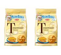 Mulino Bianco: "Tenerezze" Shortcake filled with lemon cream - 7.05 Oz (200g) Pack of 2 [ Italian Import ]