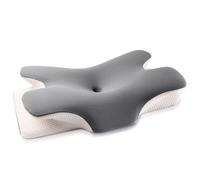 MULISOFT Memory Foam Pillow, Comfortable Pillow, Supportive Neck pillow, Ergonomic side sleeper pillow (GREY)