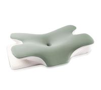 MULISOFT Memory Foam Pillow, Comfortable Pillow, Supportive Neck pillow, Ergonomic side sleeper pillow (GREEN)