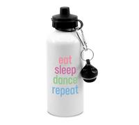 Mulitcolour, eat sleep dance, repeat, dancer, dancing, dancers, water bottle with clip, drinks bottle, drinks cup, water, hydrate
