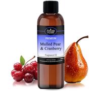 Mulled Pear & Cranberry Fragrance Oils for Diffuser, Perfect for Candle Making, Soaps, Bath Bomb, Slime, Wax Melt, Aromatherapy & Oils for Oil Burners - Aroma Oil for Hair & Skin Care UK Made - 100ml