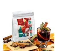 Mulled Wine & Cider Spice Blend -Holiday Mulling with Cinnamon, Star Anise&cloves, Drink Mix 75g (5 packets) for Hot Mocktails(75g (5 packets))