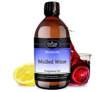 Mulled Wine Fragrance Oil, Perfume Oils for Christmas, Candles Making, Bath Bombs, Wax Melt, Soap & Oil Burners - Perfume Oils for Diffuser, Aromatherapy - Vegan Friendly & Made in UK - 500ml