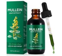 Mullein Drops for Lungs,60ML Mullein Leaf Extract for Lung Cleanse and Respiratory Support