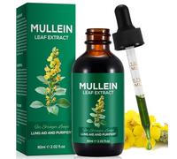 Mullein Drops for Lungs, Mullein Leaf Extract Herbal Supplements Drops for Fast Absorption