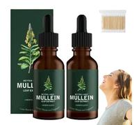 Mullein Elixir, Mullein Leaf Extract for Lungs, Natural Mullein Drops, Mullein Extract for Lung Cleanse and Respiratory Support - 60ml (2)