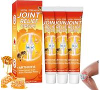 Mullein Joint Relief Cream Arthritis Ultra Strength,Pain Relieving Gel,Bee Venom Joint and Bone Therapy Advanced Cream,2025 Formula Joint Pain Relief Creams Arthritis,for Back, Neck,Feet, Shoulder (3)