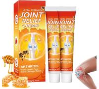 Mullein Joint Relief Cream Arthritis Ultra Strength, Pain Relieving Gel, Bee Venom Joint and Bone Therapy Advanced Cream, 20g Gel Max Strength, for Back, Neck, Feet, Shoulder (2)