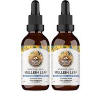 Mullein Leaf Extract for Lungs - Made in UK - 60,000mg High Strength Liquid Mullein Leaf - Mullein Drops (Pack of 2)