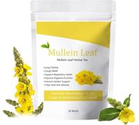 Mullein Leaf Herbal Tea, Nordicbewell Easy Air Teabags, Nordicbewell Better Lungs Herbal Tea,Mullen Teabags for Respiratory, Lung Cleanse, For Lung Health & Respiratory (1bag)