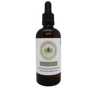 Mullein Leaf Herbal Tincture (Alcohol & Glycerin Free) - 110ml - in Glass Bottle with Rubber Pipette (x1)