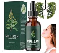 Mullein Leaf Liquid Drops,Mullein Leaf Extract for Lungs,Mullein Drops,Lung Cleanse for Lung Health,Lung Support for Fast Absorption