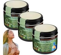 Mullen Clear Lung Repair Cream, Lercea Mullein Clear Lung Repair Cream, Lercea Mullen Clear Lung Repair Cream, Mullein Extract for Lungs, Clear Lungs Extra Strength,Improve Lung Health (3PCS)