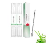 Mullend Nail Care Pen, Anti Fungal Pen Nail Treatment for Toenails and Fingernails, Natural Ingredients Nail Repair Serum Nails Strengthener with Tea Tree Oil, Vitamin E & Aloe Vera (2)