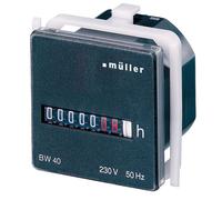 Muller BW4018 Operating Hours Counter Panel Mount 45x45mm 7 Digit ...