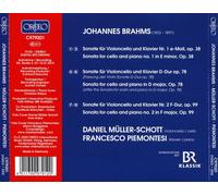 MULLER-SCHOTT,DANIEL/PIEMONTESI,FRANCESCO - JOHANNES BRAHMS - SONATAS NEW CD