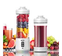 Mulli Upgraded Portable Blender,Cordless 20oz Mixer Cup | Mini blender with leak-proof lid & straw lid.Crushes ice & frozen fruit.Ideal for shakes,smoothies,travel,office & kitchen