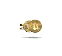 MULLIGAN HOOLIGAN Bitcoin Golf Ball Marker + Magnetic Hat Clip, Funny and Unique Golf Gift, Premium Quality, The Perfect for Your Favorite Golfer, Golf Accessories for Any Occasions