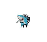 MULLIGAN HOOLIGAN Shark Golf Ball Marker + Magnetic Hat Clip, Funny and Unique Golf Gift, Premium Quality, The Perfect for Your Favorite Golfer, Golf Accessories for Any Occasions