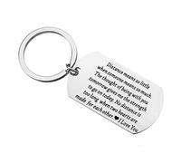 MULMINA Best Friend Keychain Sisters Keyring Gift Friend Keyring Friendship Gifts, Distance Measn So little When Someone Means So Much