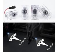 MULPEFC 2pcs Led Car Door Welcome Light Logo Projector, Automotive Ambient Lighting. For Tesla Cybertruck