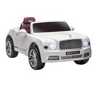 Mulsanne Licensed Kids Electric Ride On Car Remote Control White