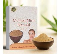 Multani Mitti Powder 100g - 100% Natural Fuller's Earth Clay for Face Mask & Hair Care - Deep Cleansing, Oil Control & Skin Purifying Clay - Chemical Free