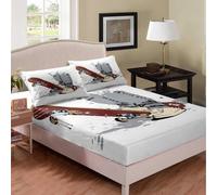 (Multi 04, King(59"x79")(No Comforter)) Boys Skateboard Bedding Decor Set Double Size,Hippie Extreme Sport for Kids Child,Hip Hop Street Art Bedding Sets Abstract Tie Dye Fitted Bed Sheets