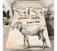 (Multi 04, King(No Comforter)) Homewish Happy Fall Theme Fitted Sheet Double Pumpkin Decor Bed Sheets, Sunflower Gifts Festival Bed Set Essentials Vintage Wooden Barn Door Sheets