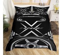 (Multi 05, Single) BBed linen set with letter X decor, 3-piece, Western Texas Star Duvet Cover, Double Bed, Vintage Southwest Duvet Cover, Rustic