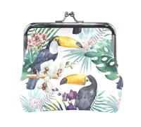 Multi 1 Women Leather Coin Purse, Hasp Card Key Change Wallet Kiss LockClutch Pouch Pocket Ladies Small Buckle Handbag Case Print Yellow Lemon Slices If Life Gives You Lemons Make