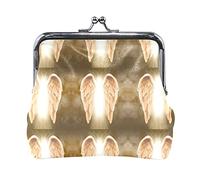 Multi 11 Man Baseball Batter Hits The Ball on Dark Women Leather Coin Purse Hasp Card Key Change Wallet Small Buckle Handbag Case Kiss Lock Clutch Pouch Pocket for Girls Ladies