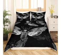 (Multi 12, Double(No Comforter)) Wolf Bedding Set Safari Animals Comforter Cover Misty Mountain Duvet Cover Set For Kids Boys Girls Exotic Wildlife Trippy Woods Nature Quilt Cover Wit
