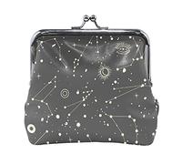 Multi 12 Marble Granite Agate Purple Pink Gold Black Art Paint Triangle Tiles Women Leather Coin Purse Hasp Card Key Change Wallet Small Buckle Handbag Case Kiss Lock Clutch Pouch Pocket for Girls Lad