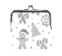 Multi 12 Silver White Shiny Sparkles and Sequins in the Form of Stars on Dark Women Leather Coin Purse Hasp Card Key Change Wallet Small Buckle Handbag Case Kiss Lock Clutch Pouch Pocket for Girls Lad