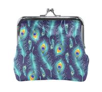 Multi 13 Women Leather Coin Purse, Hasp Card Key Change Wallet Kiss LockClutch Pouch Pocket Ladies Small Buckle Handbag Case Print Cat Taking a Bath in Bathtub Behind Shower Curtain