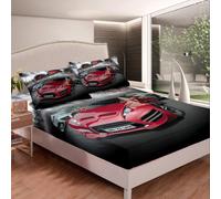 (Multi 14, Double(53"x79")(No Comforter)) Homewish Lion Bedding Decor Set,Bohemian Animal Double Size for Kids Boys Teens Adult,Starry Sky Golden Bedding Decor Set Tribal Exotic Lion Fitted